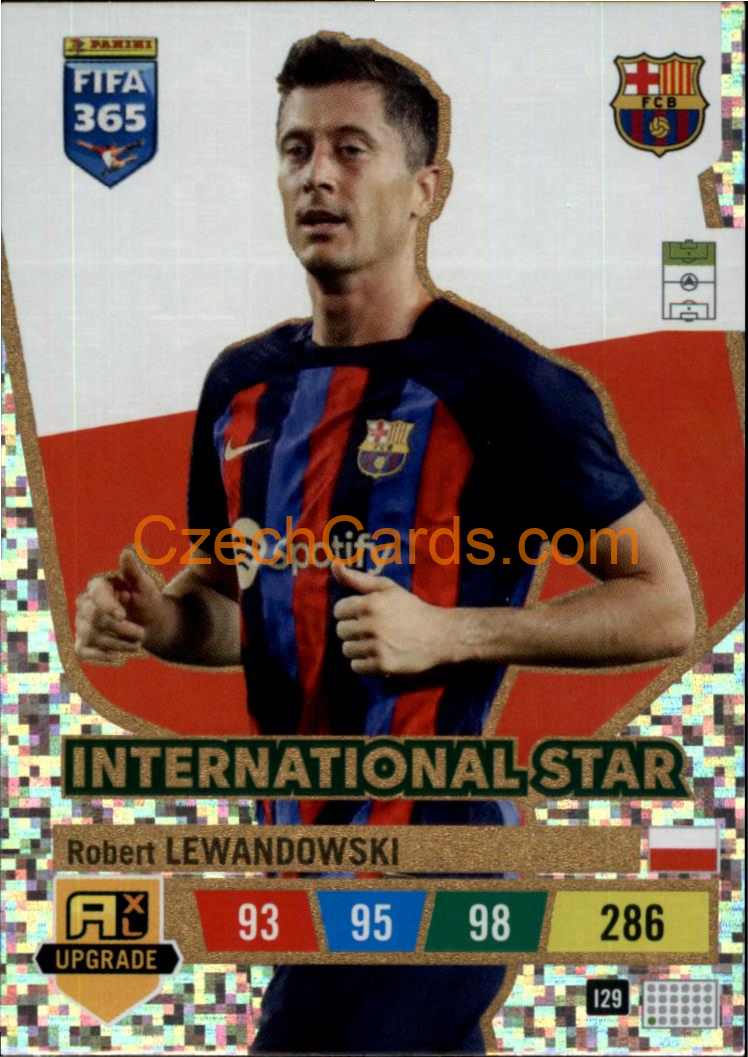 Rober Lewandowski 2023 FIFA 365 Adrenalyn International Star #I29