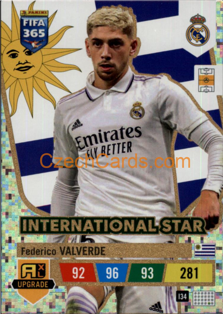 Federico Valverde 2023 FIFA 365 Adrenalyn International Star #I34