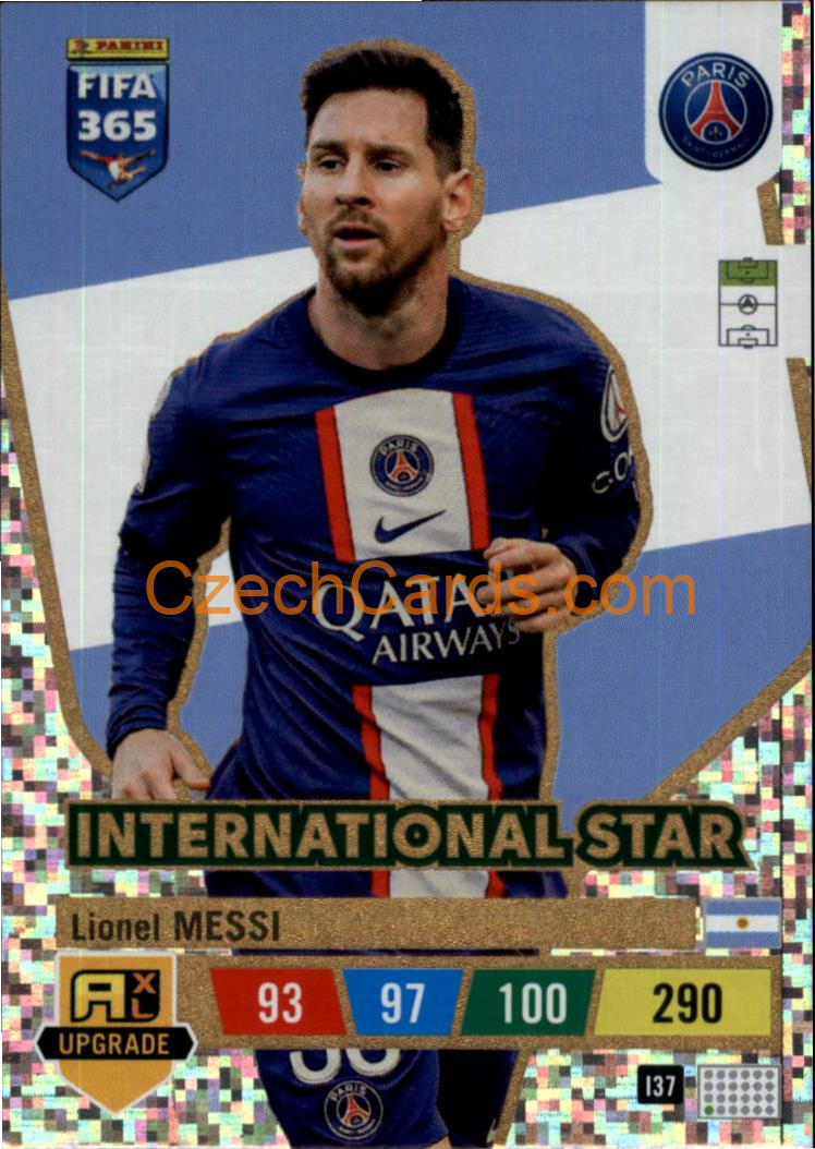 Lionel Messi 2023 FIFA 365 Adrenalyn International Star #I37