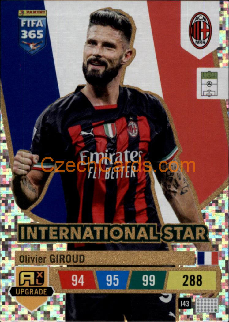Olivier Giroud 2023 FIFA 365 Adrenalyn International Star #I43