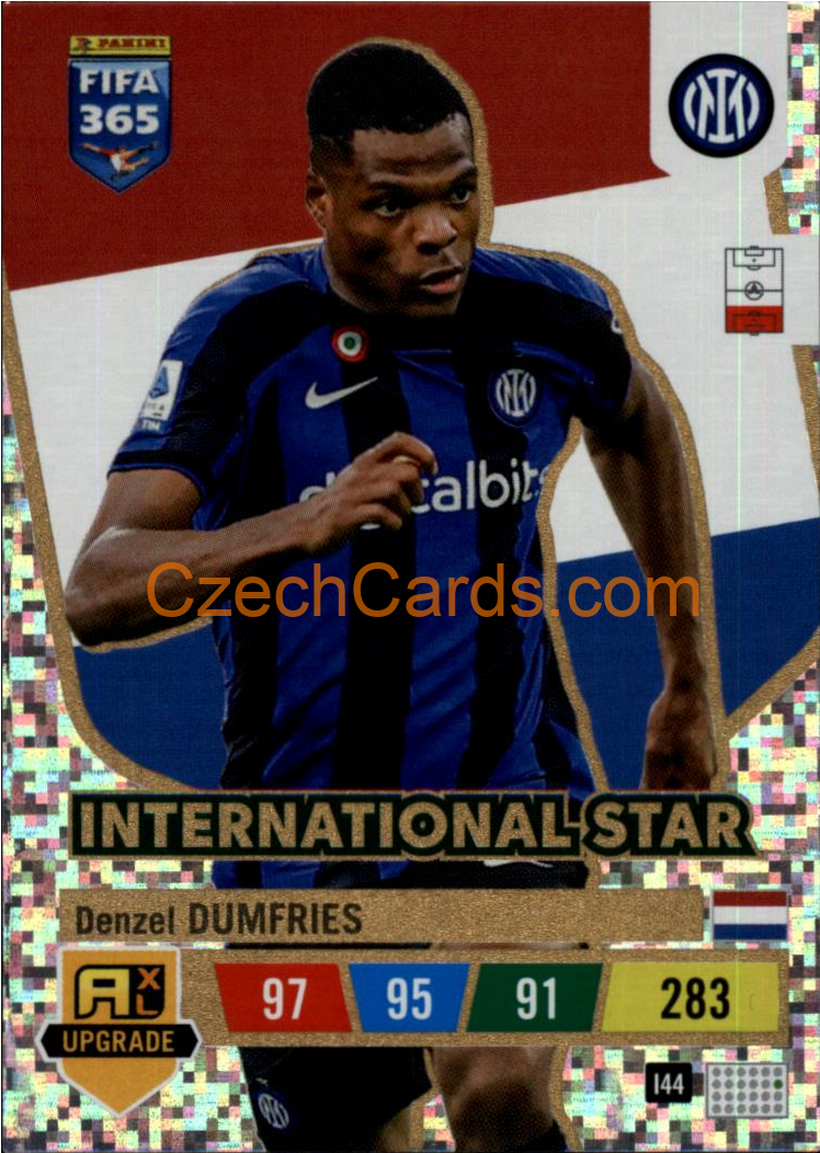 Denzel Dumfries 2023 FIFA 365 Adrenalyn International Star #I44