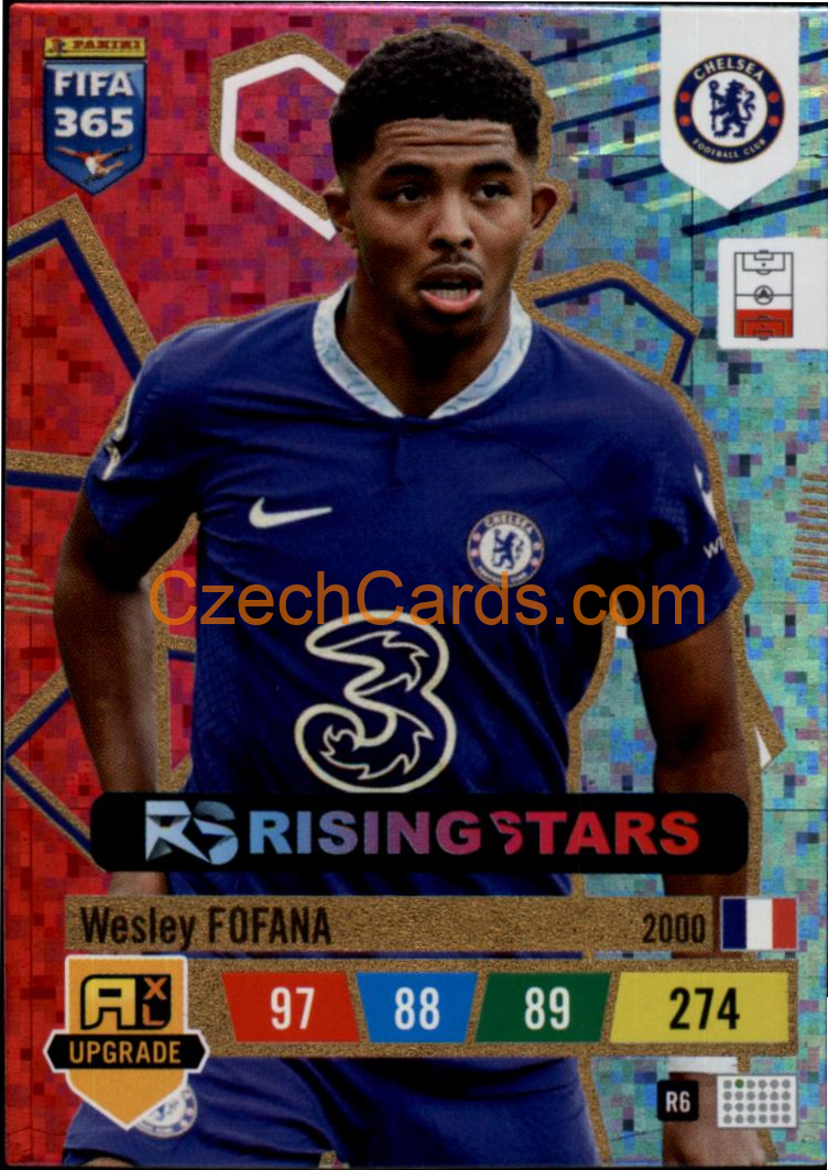 Wesley Fofana 2023 FIFA 365 Adrenalyn Rising Stars #R6