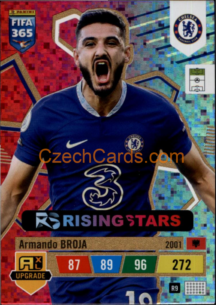 Armando Broja 2023 FIFA 365 Adrenalyn Rising Stars #R9