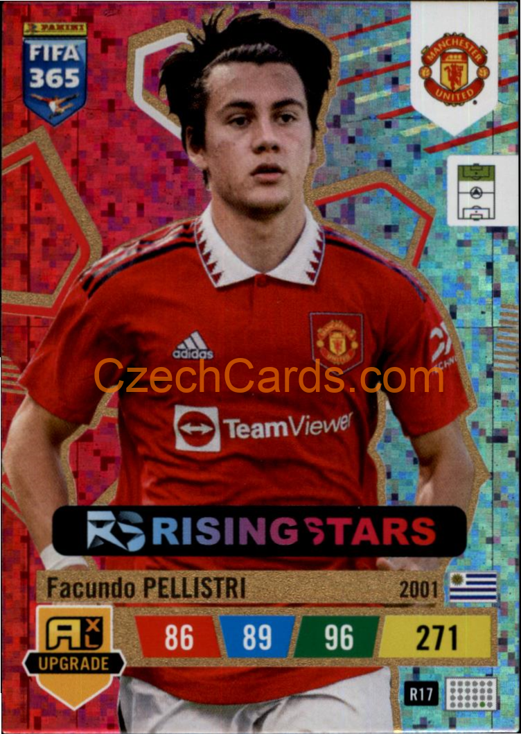 Facundo Pellistri 2023 FIFA 365 Adrenalyn Rising Stars #R17