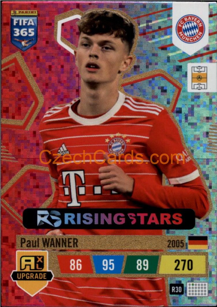 Paul Wanner 2023 FIFA 365 Adrenalyn Rising Stars #R30