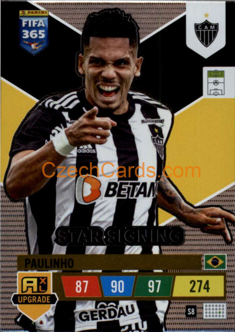 Paulinho 2023 FIFA 365 Adrenalyn Star Singings #S8