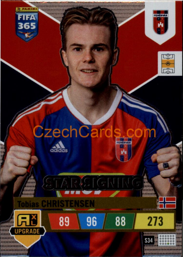 Tobias Christensen 2023 FIFA 365 Adrenalyn Star Singings #S34
