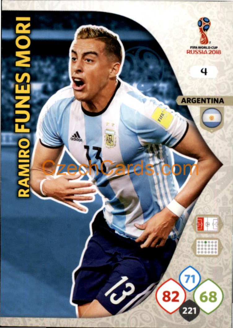Ramiro Funes Mori 2018 Panini WC Russia  Adrenalyn #4