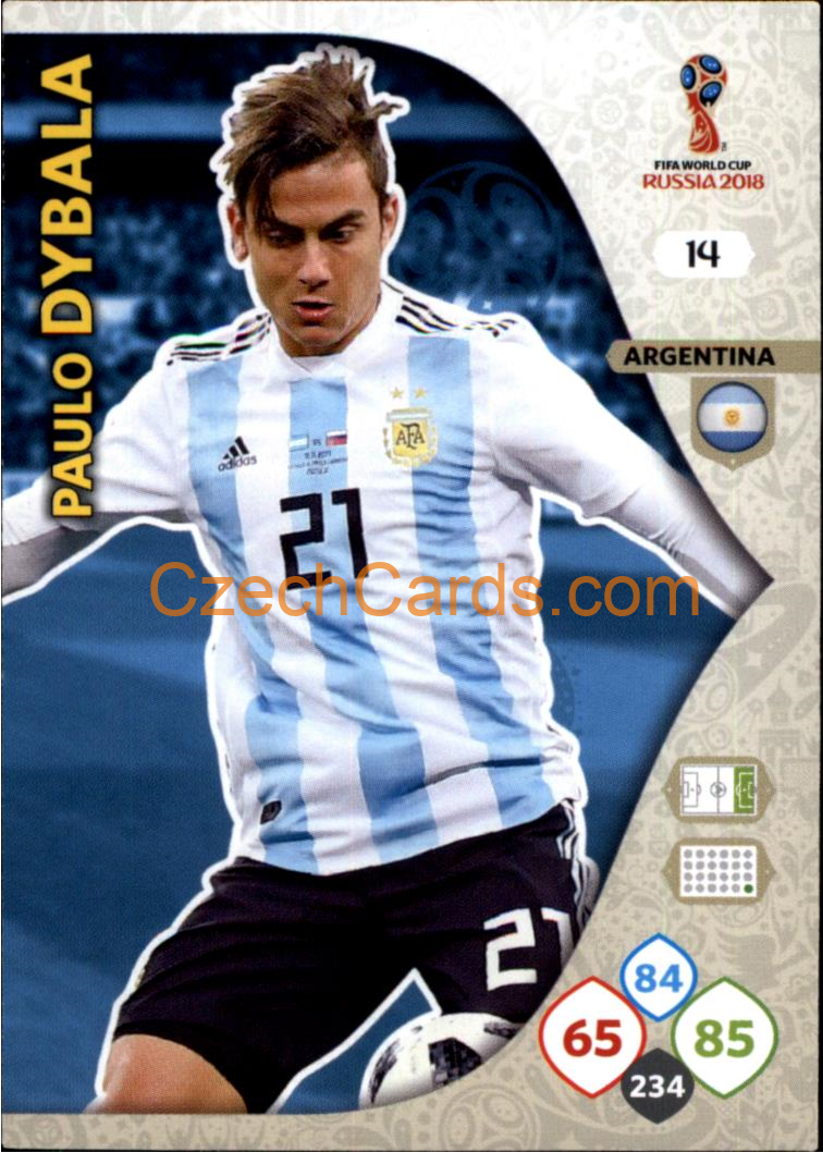 Paulo Dybala 2018 Panini WC Russia  Adrenalyn #14