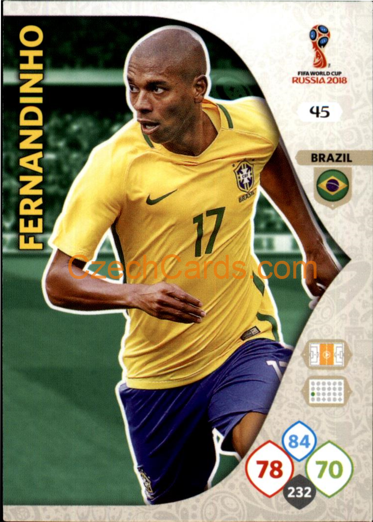 Fernandinho 2018 Panini WC Russia  Adrenalyn #45
