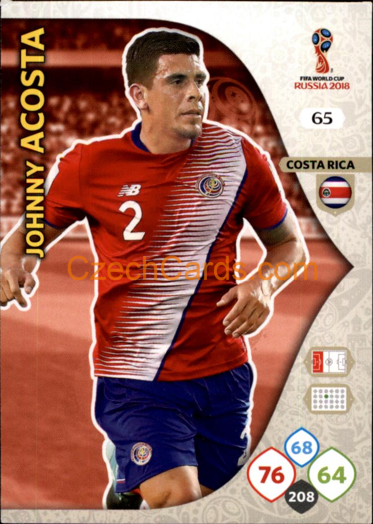 Johnny Acosta 2018 Panini WC Russia  Adrenalyn #65