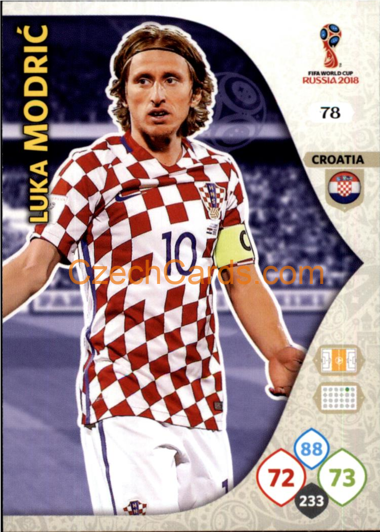 Luka Modrić 2018 Panini WC Russia  Adrenalyn #78