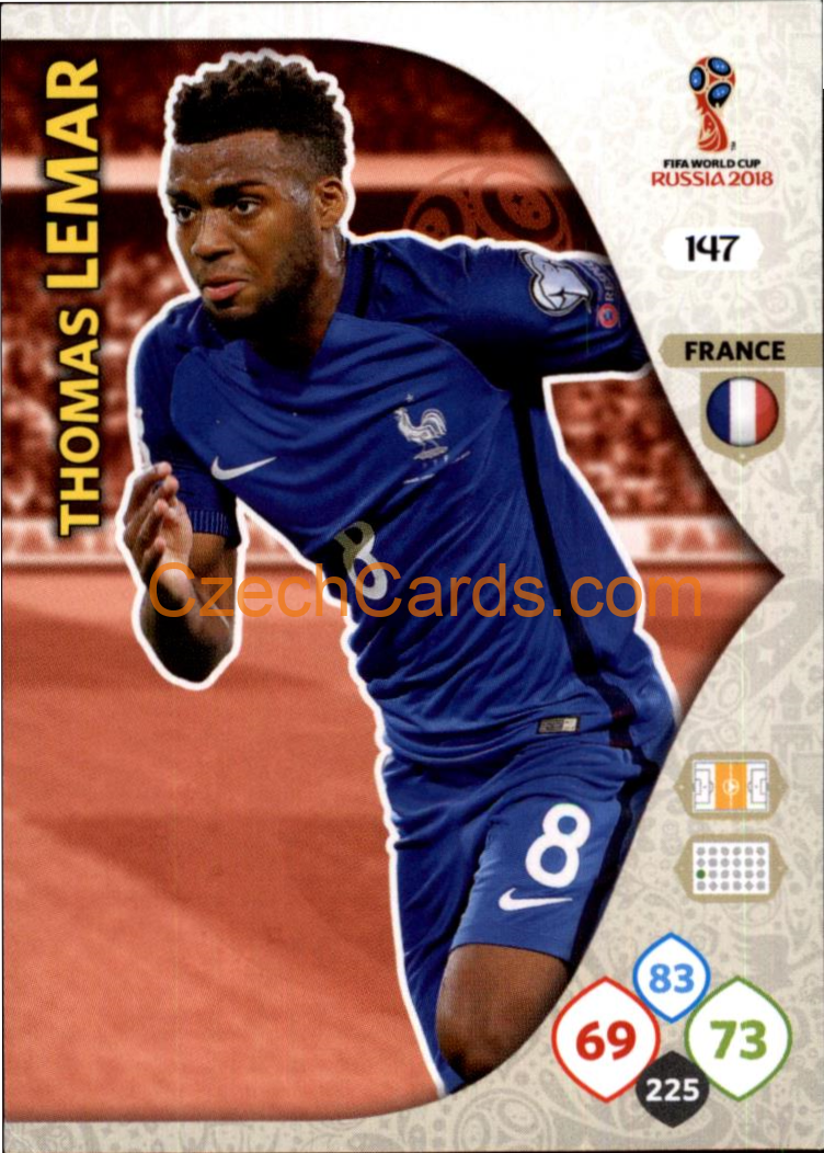 Thomas Lemar 2018 Panini WC Russia  Adrenalyn #147
