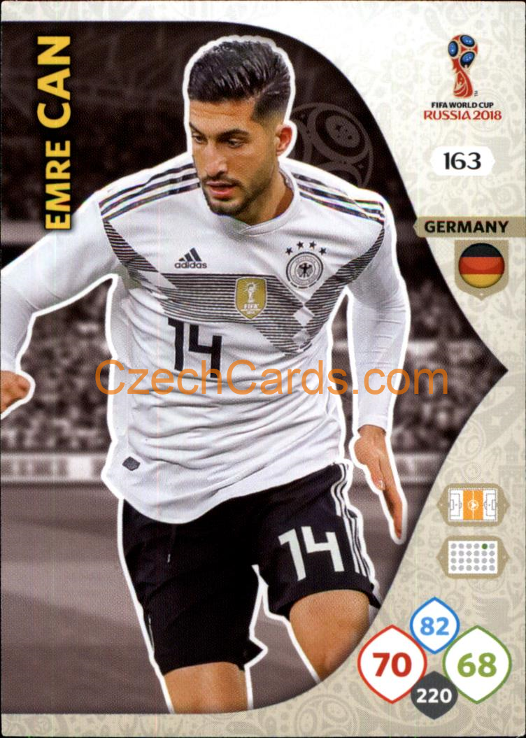 Emre Can 2018 Panini WC Russia  Adrenalyn #163