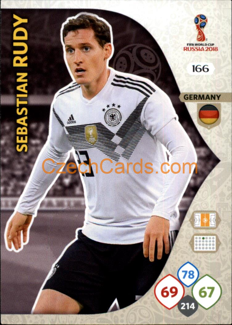 Sebastian Rudy 2018 Panini WC Russia  Adrenalyn #166