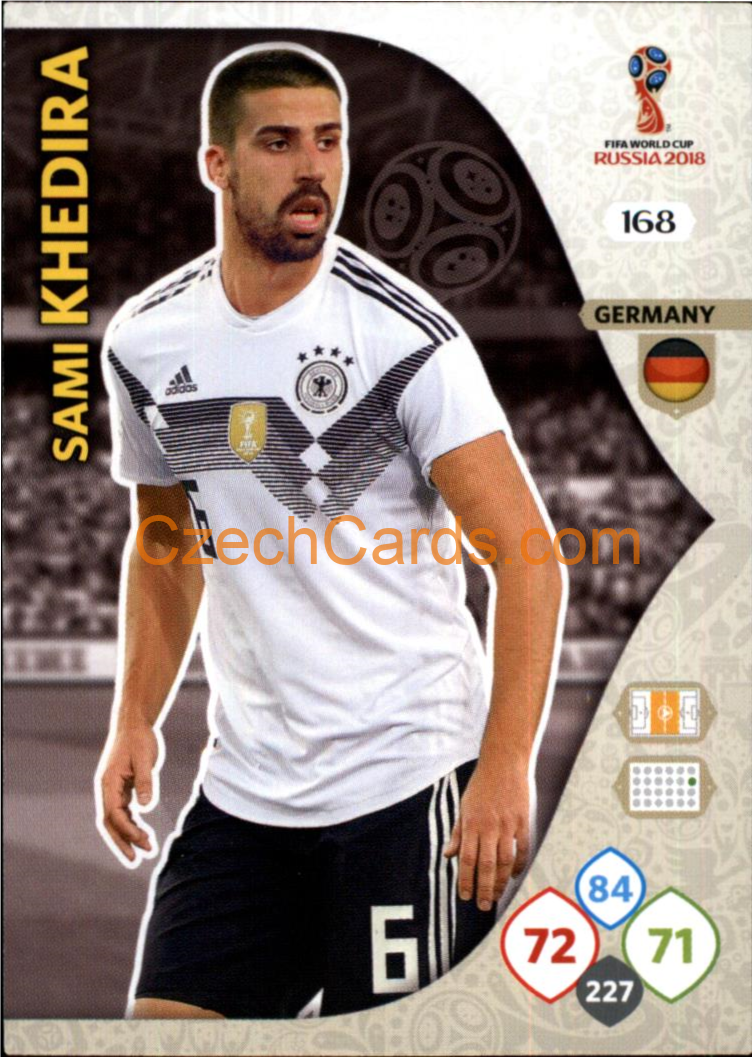 Sami Khedira 2018 Panini WC Russia  Adrenalyn #168