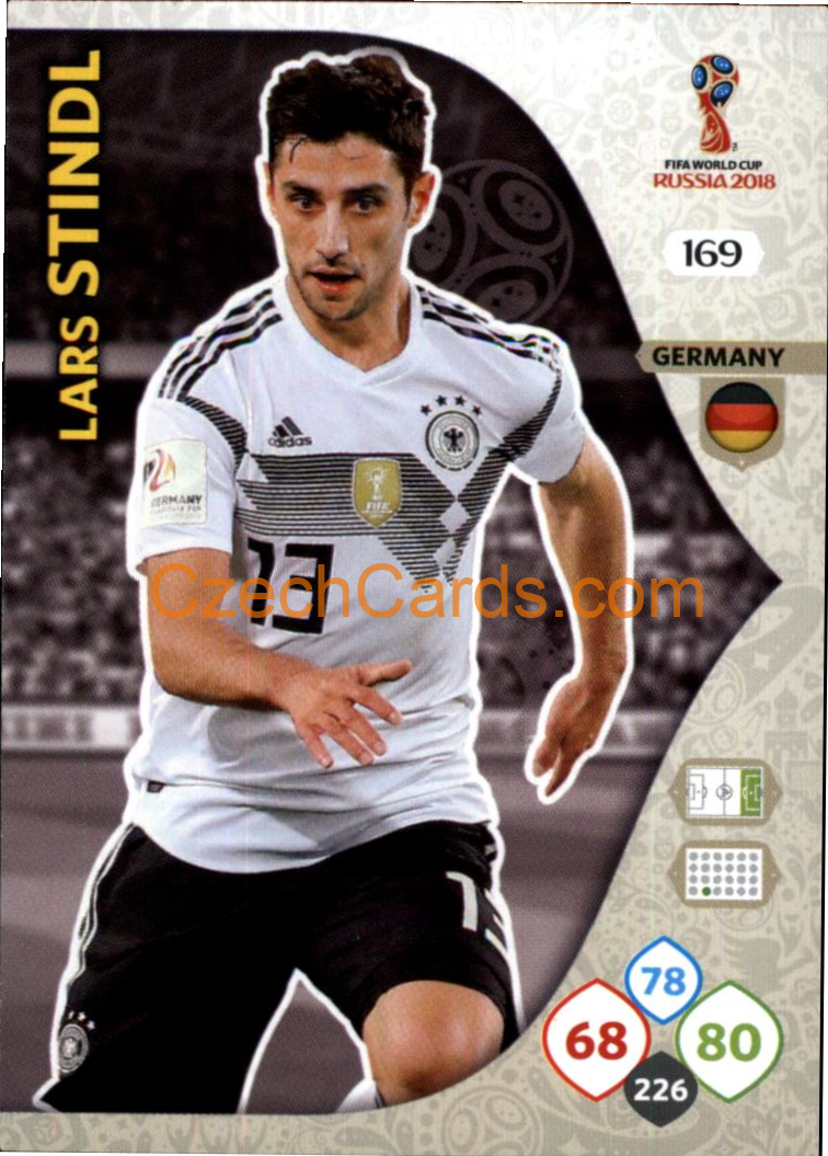 Lars Stindl 2018 Panini WC Russia  Adrenalyn #169