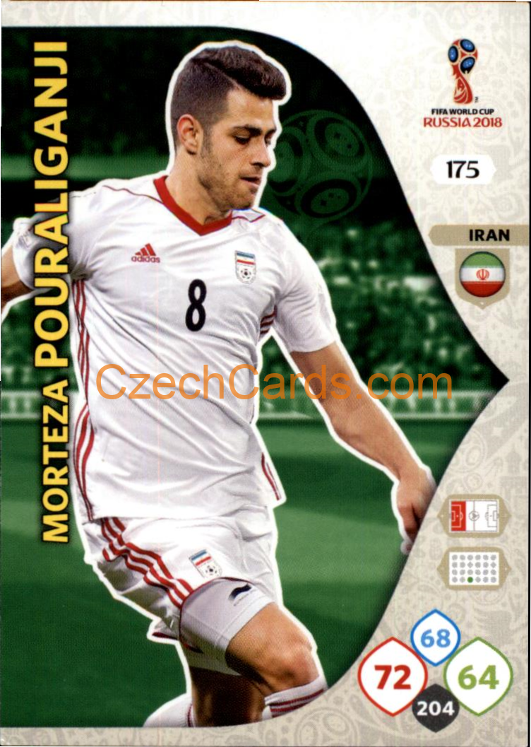 Morteza Pouraliganji 2018 Panini WC Russia  Adrenalyn #175