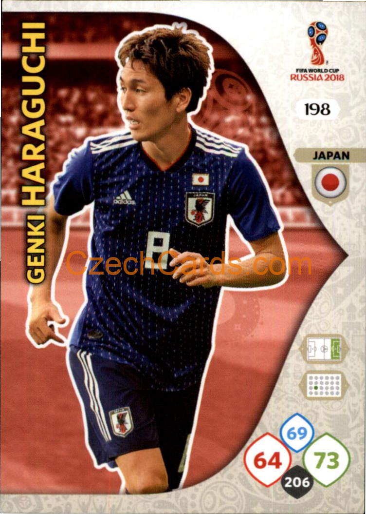 Genki Haraguchi 2018 Panini WC Russia  Adrenalyn #198