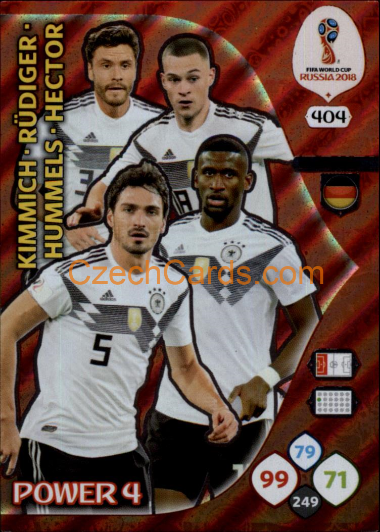 Germany 2018 Panini WC Russia  Adrenalyn Power 4 #404