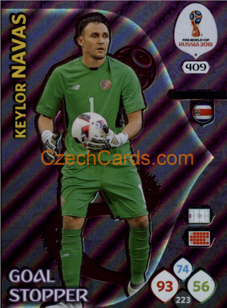 Keylor Navas 2018 Panini WC Russia Goal Stopper 4 #409
