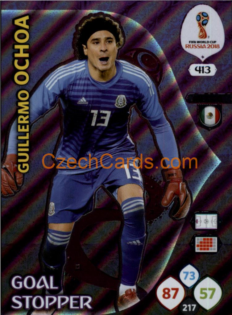 Guillermo Ochoa 2018 Panini WC Russia Goal Stopper 4 #413
