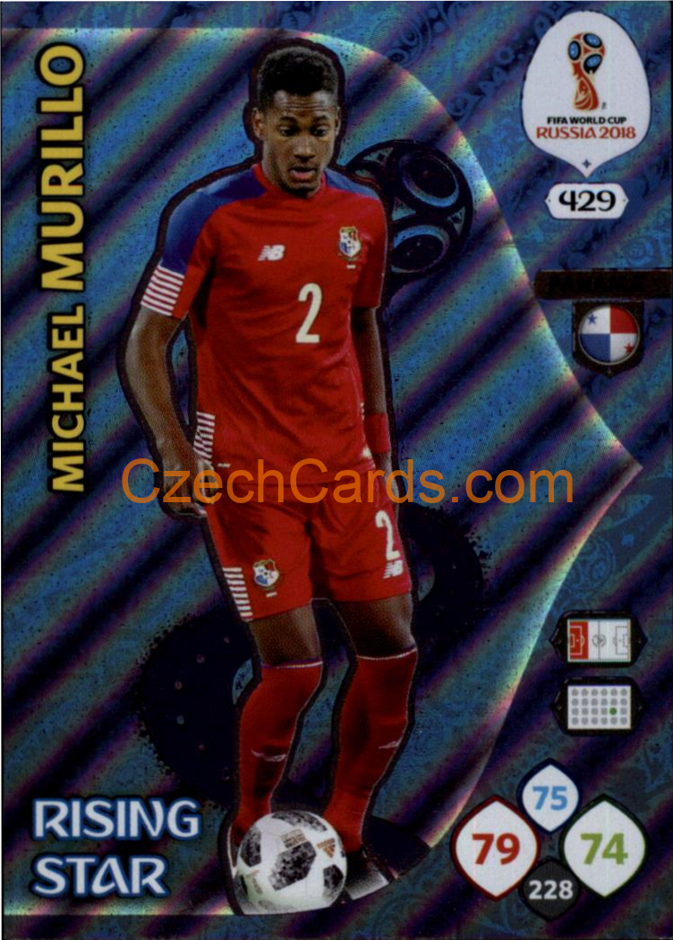 Michael Murillo 2018 Panini WC Russia Goal Rising Star #429