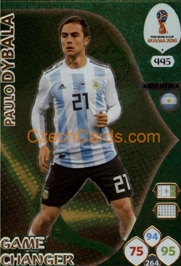 Paulo Dybala 2018 Panini WC Russia Game Changer #445