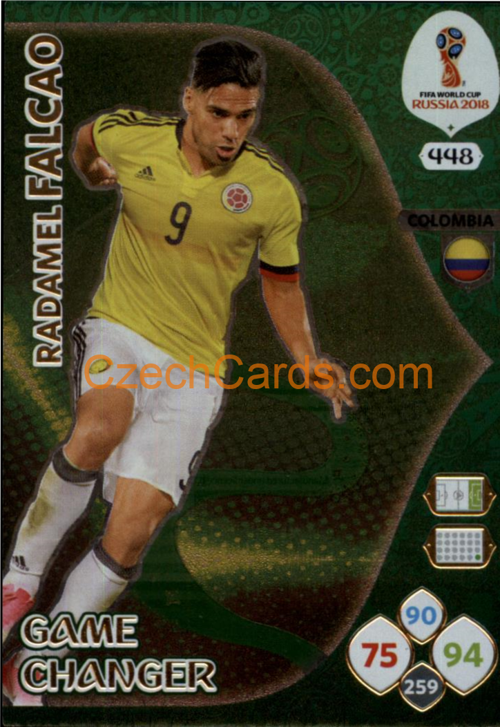 Radamel Falcao 2018 Panini WC Russia Game Changer #448