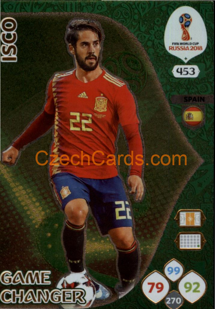 Isco 2018 Panini WC Russia Game Changer #453
