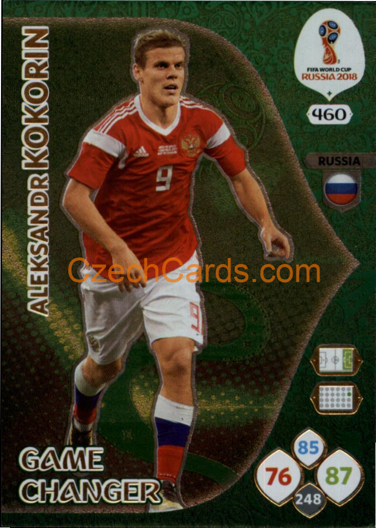 Aleksandr Kokorin 2018 Panini WC Russia Game Changer #460