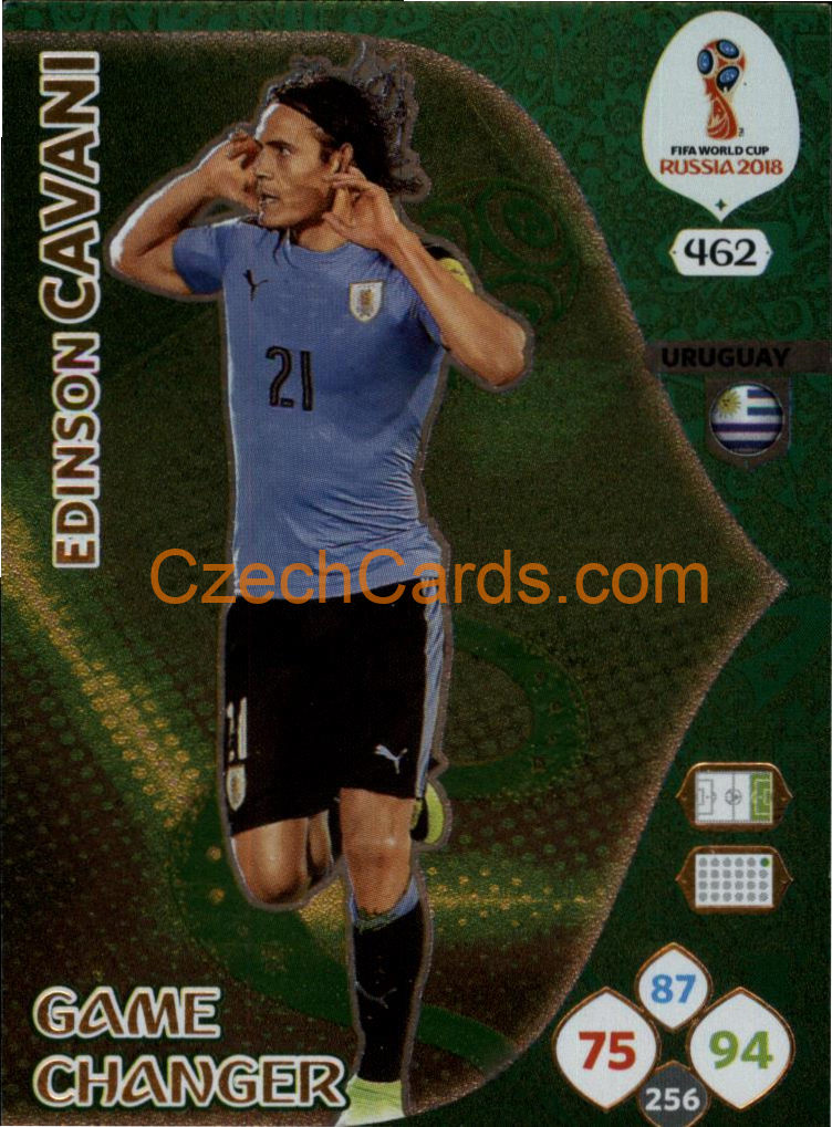 Edinson Cavani 2018 Panini WC Russia Game Changer #462