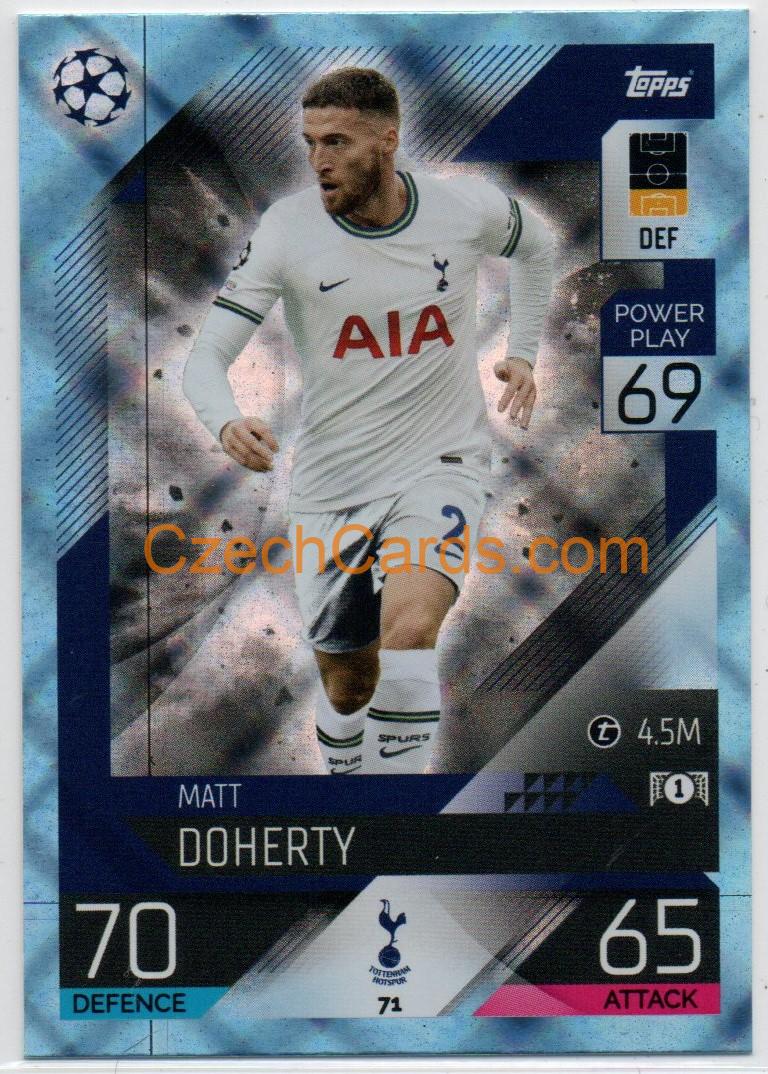 Matt Doherty Topps Match Attax 2022/23 Crystal Parallel #71