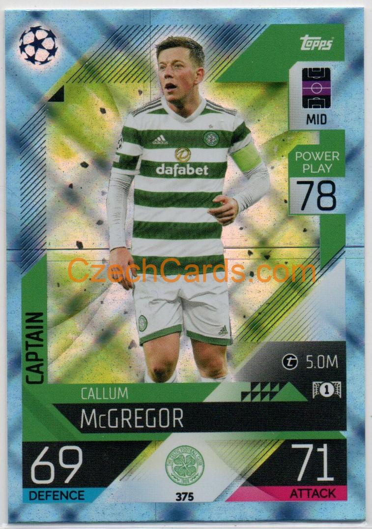 Callum McGregor Topps Match Attax 2022/23 Crystal Parallel #375