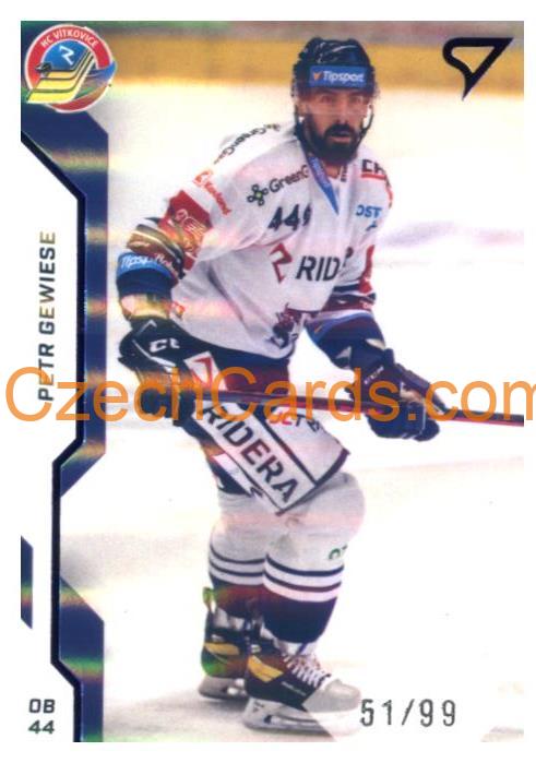 Petr Gewiese 2022/23 SportZoo Tipsport EHL parallel /99 #128