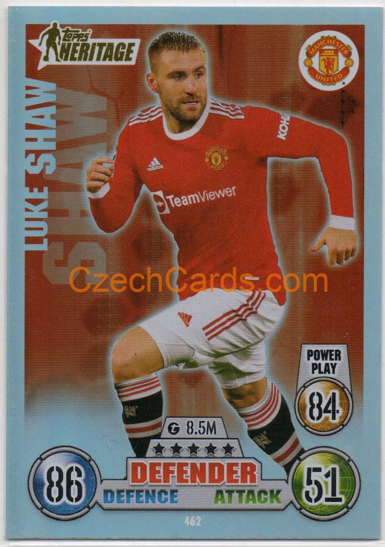 Luke Shaw Match Attax 2021/22 Heritage #462