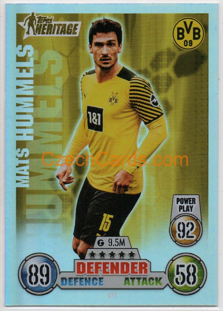Mats Hummels Match Attax 2021/22 Heritage #477