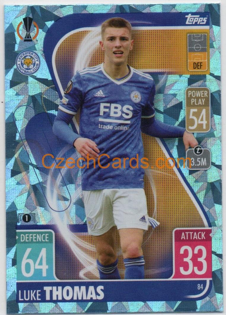 Luke Thomas Match Attax 2021/22 Crystal Paralel #84