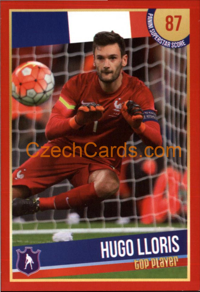 Hugo Lloris 2016 Panini Superstars CZ #16
