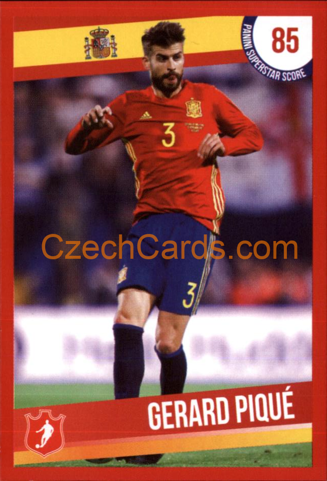Gerard Piqué 2016 Panini Superstars CZ #26