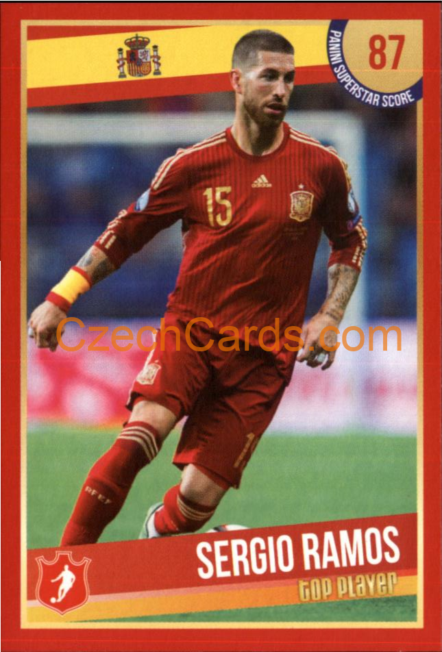 Sergio Ramos 2016 Panini Superstars CZ #33