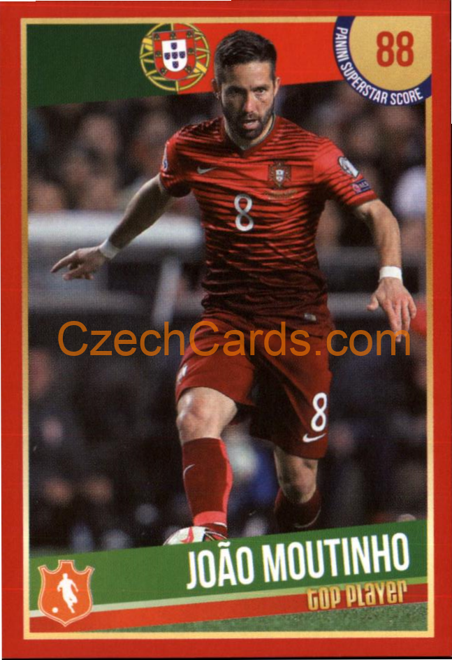 Joao Moutinho 2016 Panini Superstars CZ #36