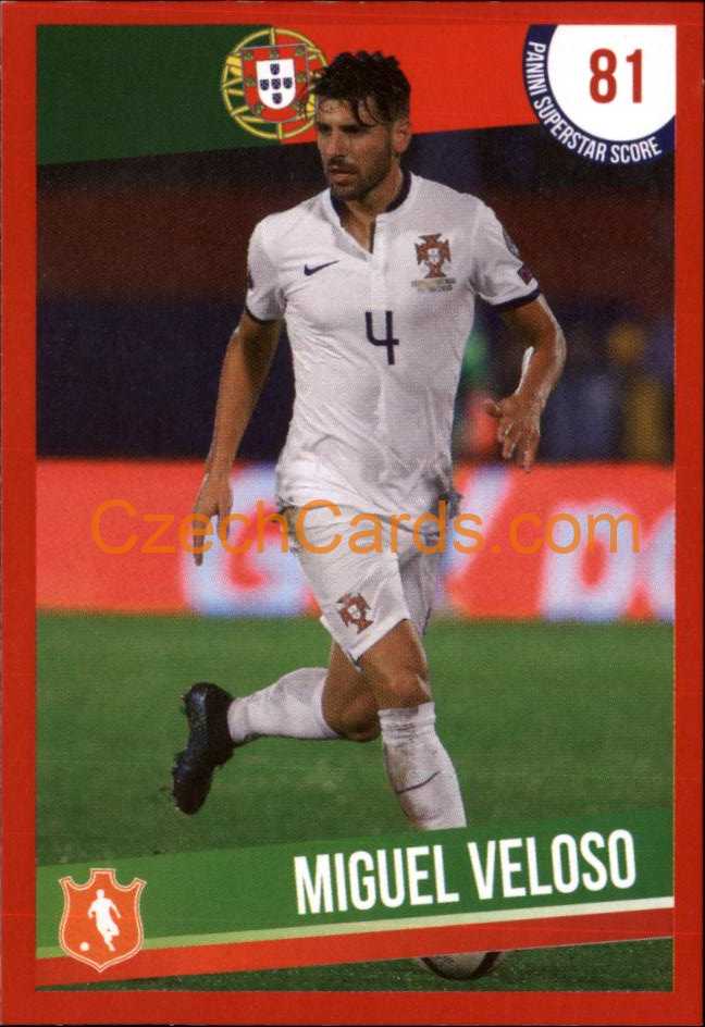 Miguel Veloso 2016 Panini Superstars CZ #46
