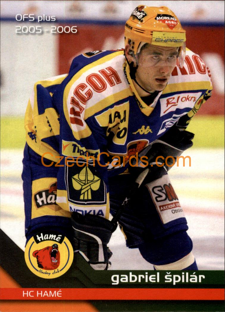 Gabriel Špilár OFS 2005-06 #372 dotisk