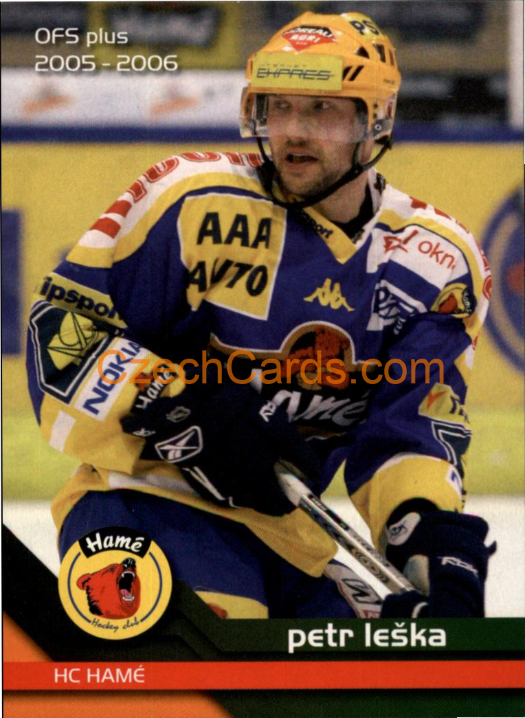Petr Leška OFS 2005-06 #377 dotisk