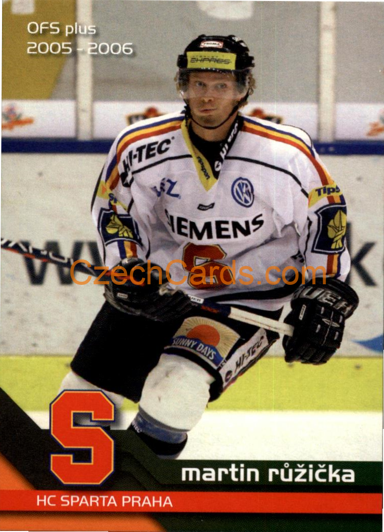 Martin Růžička OFS 2005-06 #382 dotisk