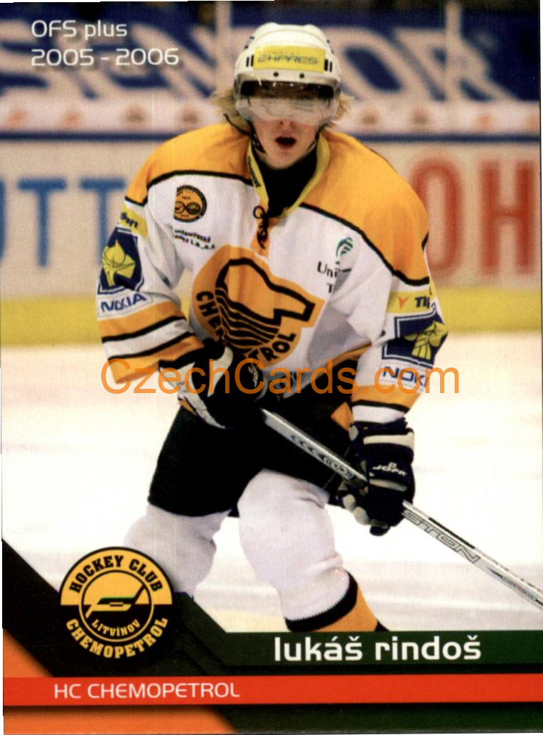 Lukáš Rindoš OFS 2005-06 #387 dotisk