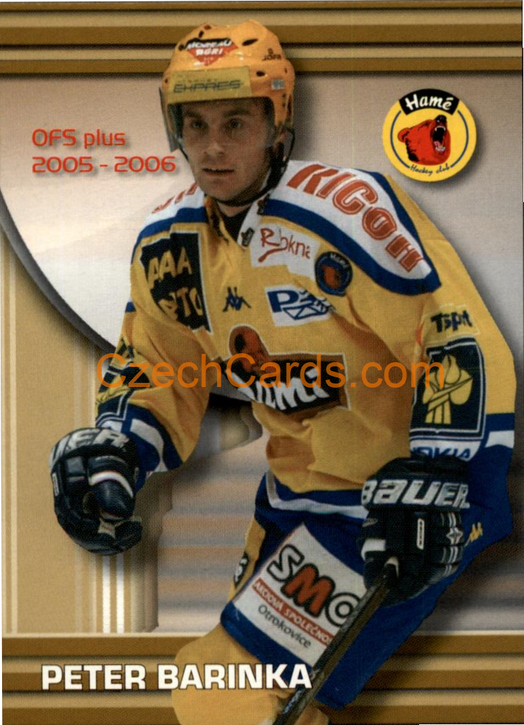 Peter Barinka OFS 2005-06 #TE 05