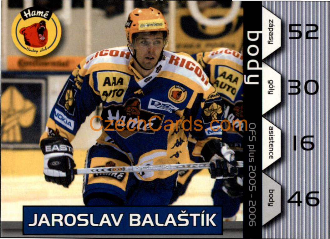 Jaroslav Balaštík OFS 2005-06 #B 05