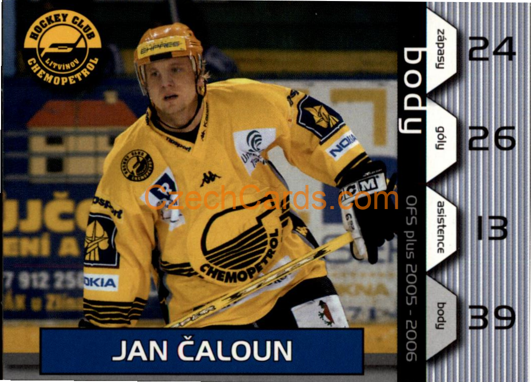 Jan Čaloun OFS 2005-06 #B 14